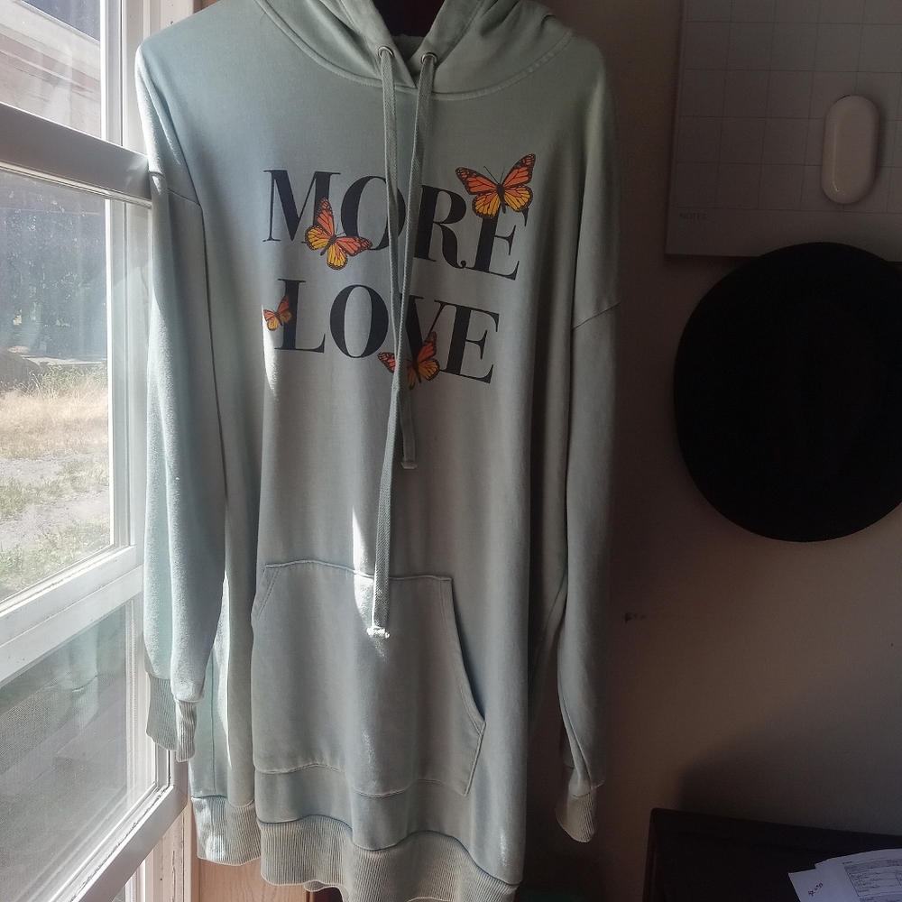 No Boundaries, " More Love " ,Long Sweatshirt,